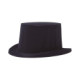 Sombrero Chistera Flocado Negro 13450 13450 -