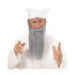 Turbante y barba 74607 Único