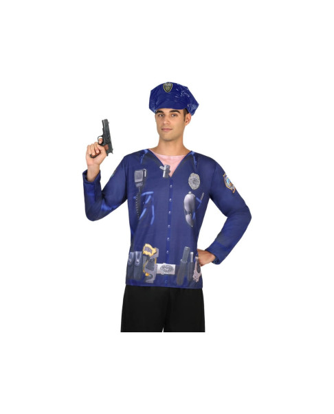 Camiseta 3d Policía 29759 29759 - M - L