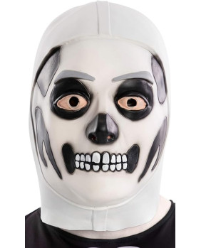 Máscara Calavera 108533 blanco/negro Único