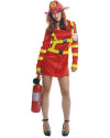 Disfraz bombera 200974 Rojo XL