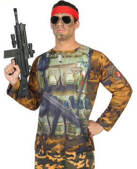 Camiseta 3d militar 29767 29767 - M - L