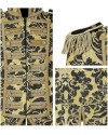 Disfraz Frac de desfile estilo jacquard Dorado 59302 - Talla M