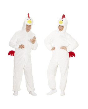 Disfraz Pollo Blanco 97117 XL - 190 cm