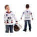 Disfraz camiseta astronauta 231061 Blanco 6-8 años