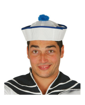 Gorro Marinero Pom Pom Azul 13356 13356
