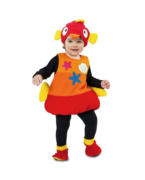Disfraz pequeño pez 203211 Naranja 3-4 años