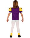 Disfraz Quaterback 83575 amarillo,lila,blanco 10-12 años