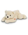 Peluche Oso polar tumbado T91565 2 65 cm.