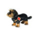 Peluche Perro Teckel de Pie T91951 3 32 cm