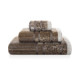 Toalla de baño Maze SOREMA Dark chocolate 30 x 50 cm.