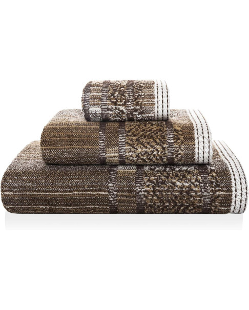 Toalla de baño Maze SOREMA Dark chocolate 50 x 100 cm.