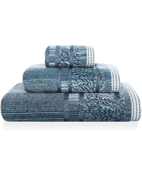 Toalla de baño Maze SOREMA Dark denim 50 x 100 cm.