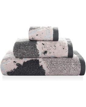 Toalla de baño Marble SOREMA Nude 70 x 140 cm.