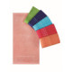 Toalla de baño Pure Squares Primavera c.4385 coral 30 x 50 cm.