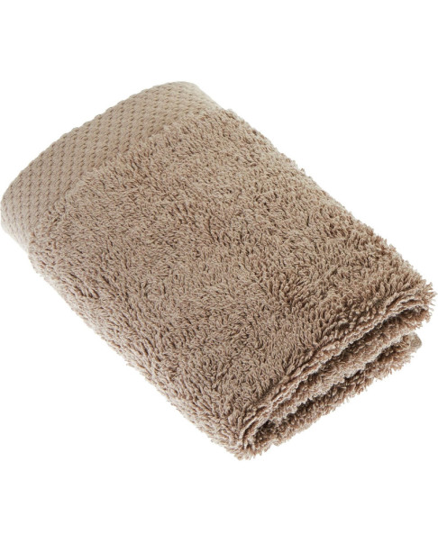 Toalla de baño Pure c.3234 castaño 30 x 50 cm.