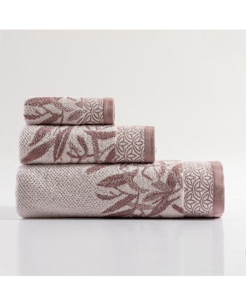 Toalla de baño Bud 03 c.2 rosa 33 x 50 cm.