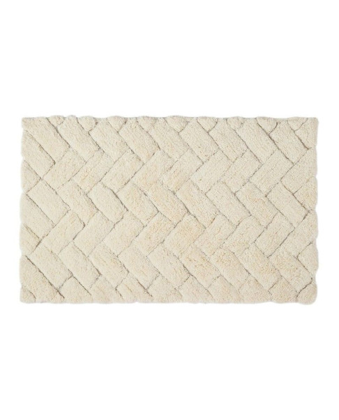 Alfombra baño bricks BA71023 Marfil 50 x 80 cm.