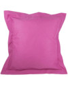 Funda de cojín COMBI LISOS color Chicle - Medidas 55x55+5 cm. - 50% Algodón-50% Poliéster - 144 Hilos - Acabado en pestaña