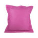 Funda de cojín COMBI LISOS color Chicle - Medidas 55x55+5 cm. - 50% Algodón-50% Poliéster - 144 Hilos - Acabado en pestaña