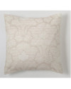 Funda de Cojín Jacquard CANGAS Color Lino - Medidas 50x50 cm - 28% Algodón / 20% Lino / 52% Poliéster - 144 Hilos