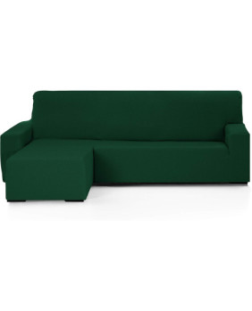 Funda de Sofá Elástica EMILIA Brazo izquierdo corto Verde Botella