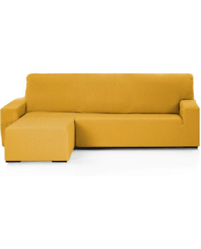Funda de Sofá Elástica EMILIA Brazo izquierdo corto Mostaza