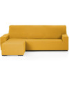Funda de Sofá Elástica EMILIA Brazo izquierdo corto Mostaza