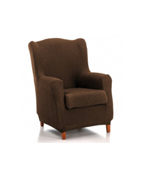Funda de Sillón elástica Teide c/3 Marrón 1 plaza