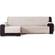 Funda Cubre Sofá 90% algodón 10% Poliester, 1/Beige, Chaise Longue 240 cm