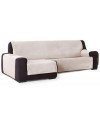 Funda Cubre Sofá 90% algodón 10% Poliester, 1/Beige, Chaise Longue 240 cm