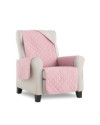Funda Cubre Sillón acolchado reversible Sweet Rosa 1 plaza