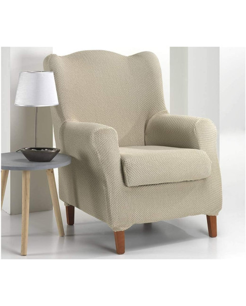 Funda de Sillón orejero c.separado Milán c/2 Beige 1/P