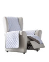 Funda Cubre Sillón Edén Rev. 74122 c.594 Taupe-01 Blanco 1 pl 55 cm.