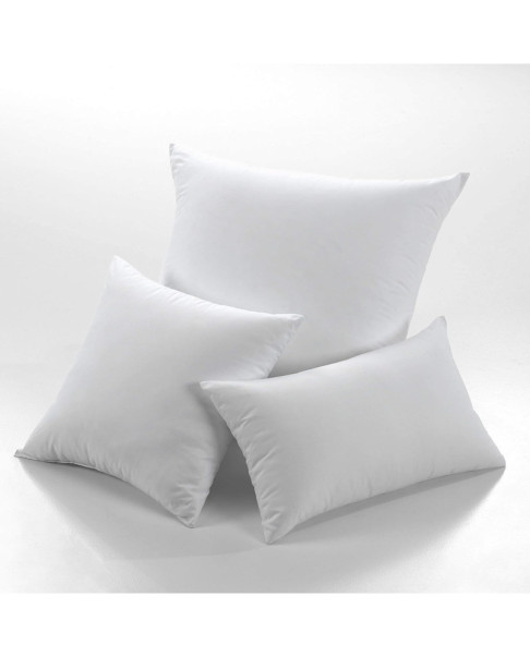 Relleno Cojín micro 83 gr. Antiácaros. Tacto pluma. Vacío Ø. 30x50 cm. 450 gr.