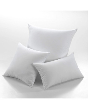 Relleno Cojín micro 83 gr. Antiácaros. Tacto pluma. Vacío Ø. 40x40 cm. 500 gr.