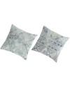 Set 2 fundas de Cojín Alain 59086 azul / gris 2 uds. 65x65cm