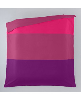 Funda nórdica Liso Tricolor 50 / 50 38402 Chicle-Fuxia-Morado C.180 1p