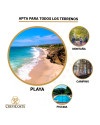 Tumbona de Playa PRESTIGE 2013 - Tipo Masaje con Nevera, Plegable y reclinable. 4 Posiciones (Turquesa)