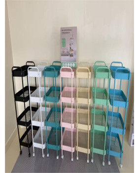 Organizador Multiusos de Metal 5 Niveles Con Ruedas