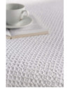 Colcha de cama tejida + 2 fundas de cojín Banús blanco 309245 Cama 180-3p