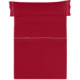 Juego de sábanas Lisos Biés Cala, 3 Piezas, Color Burdeos, Algodón, Cama 80 / 95 (Twin)