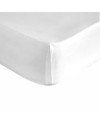 Sábana Bajera Lisa Dolores Cama 150 / 160 Blanco