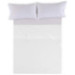Sábana Encimera 100% Algodón Blanco Para Cama De 150/160 Cm