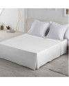 Sábana Encimera 100% Algodón Blanco Para Cama De 150/160 Cm