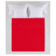 Sábana Encimera COMBI color Rojo - Cama de 135 cm. - 50% Algodón / 50% Poliéster - 144 Hilos