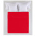 Sábana Encimera COMBI color Rojo - Cama de 135 cm. - 50% Algodón / 50% Poliéster - 144 Hilos