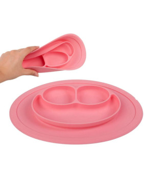 Bandeja Antideslizante Para Bebé En Rosa