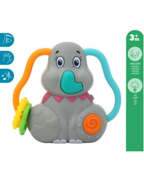 Sonajero luz y sonido elefante 3001 +3M