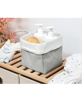 Bolsa para juguetes cuadrada 2932 gris 15x15x15 cm.